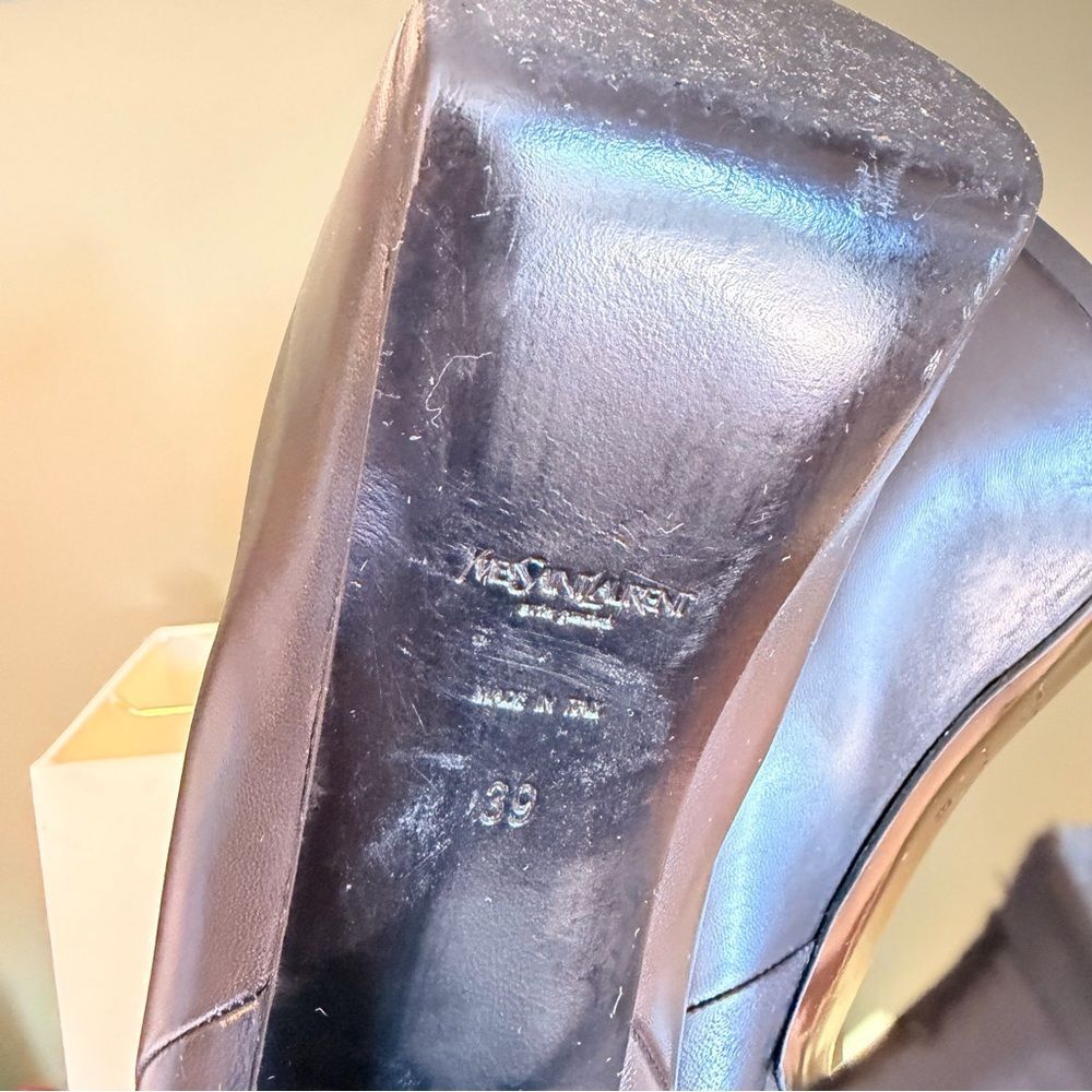 Authentic YSL Leather Boots Womens 39| 9 - Picture 6 of 10